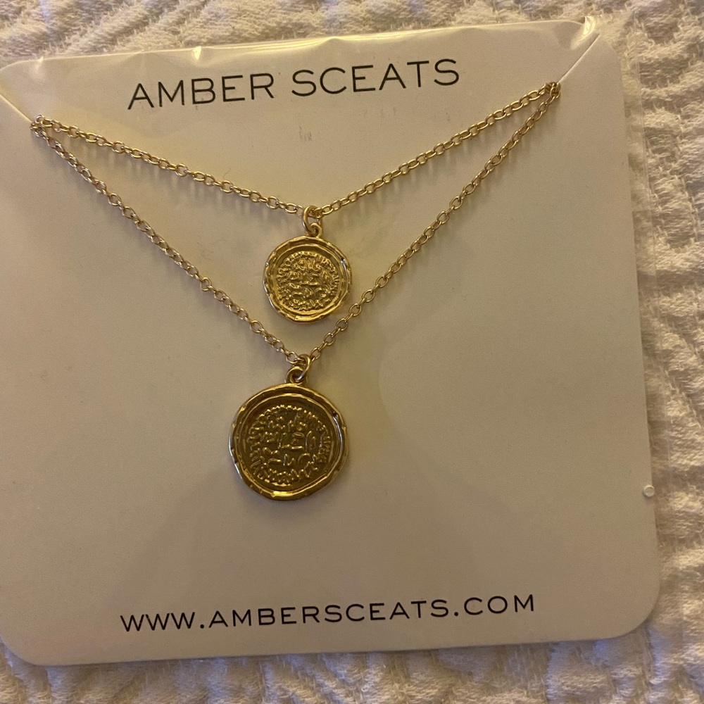 Stacking gold toned Necklace